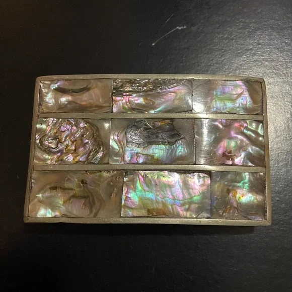 Accessories | Beautiful Silver And Abalone Belt Buckle  display picture 3